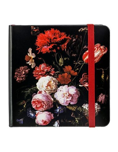 Talens Sketch book Νεκρή φύση με λουλούδια σε γυάλινο βάζο 80φυλ. 12x12εκ. 140γρ.