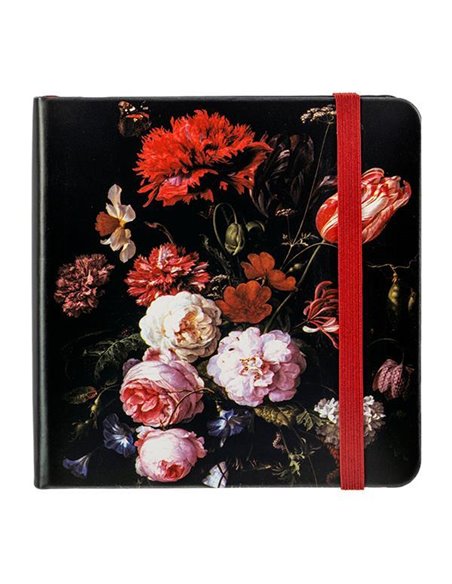 Talens Sketch book Νεκρή φύση με λουλούδια σε γυάλινο βάζο 80φυλ. 12x12εκ. 140γρ.