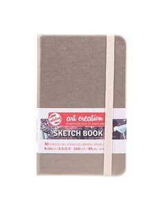 Talens Sketch book ροζ σαμπανί 80φυλ. 9x14εκ. 140γρ.