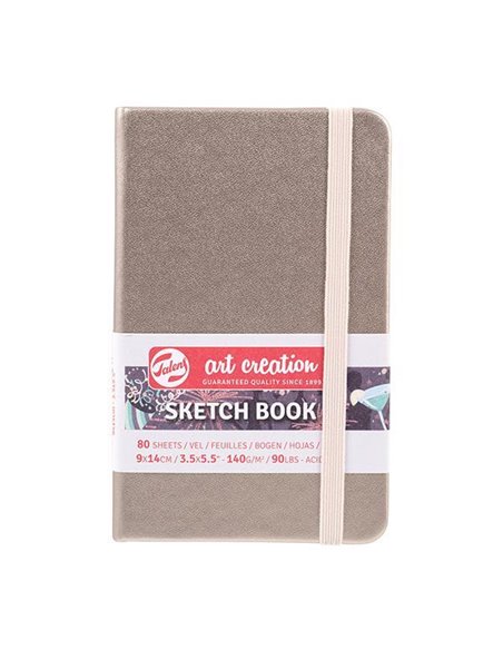 Talens Sketch book ροζ σαμπανί 80φυλ. 9x14εκ. 140γρ.