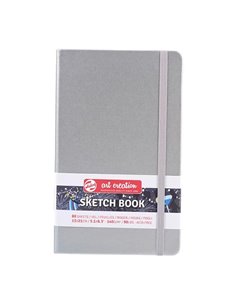 Talens Sketch book ασημί 80φυλ. 13x21εκ. 140γρ.