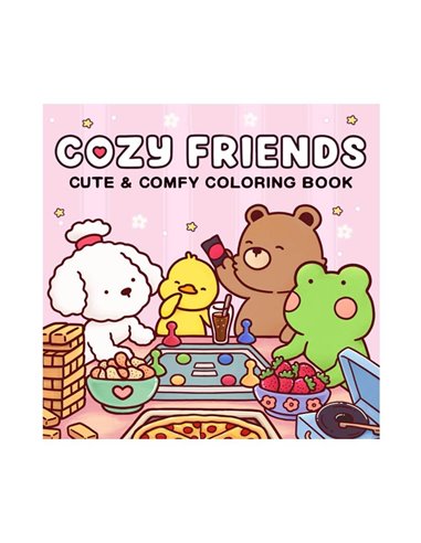 Colouring book Βιβλία χρωματισμού Φίλοι 21x21εκ., 44 φύλλα