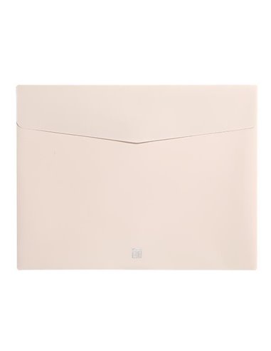 Comix φάκελος pastel PP με velcro A4 μπεζ