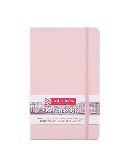 Talens Sketch book ροζ 80φυλ. 13x21εκ. 140 γρ.