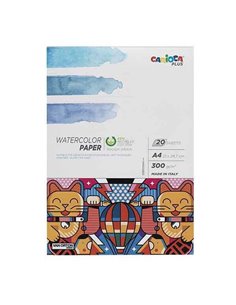 Carioca plus μπλοκ ακουαρέλας Α4. 20φ.,300γρ.