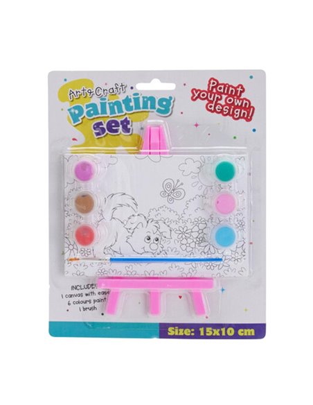 Καβαλέτο ξύλινο με τελάρο σκύλος Υ15x15x2εκ.