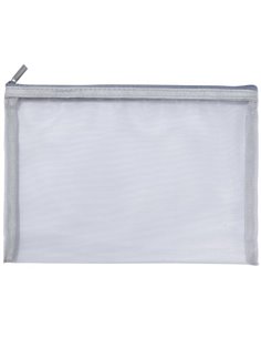 Comix τσαντάκι PVC πλέγμα διάφανο με φερμουάρ Α4 Υ21x29εκ.