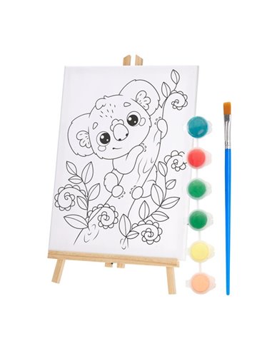 Καβαλέτο ξύλινο με τελάρο κοάλα 30×40εκ