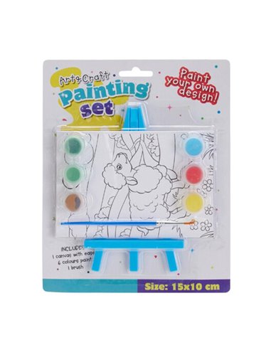 Καβαλέτο ξύλινο με τελάρο πρόβατο Υ15x15x2εκ.