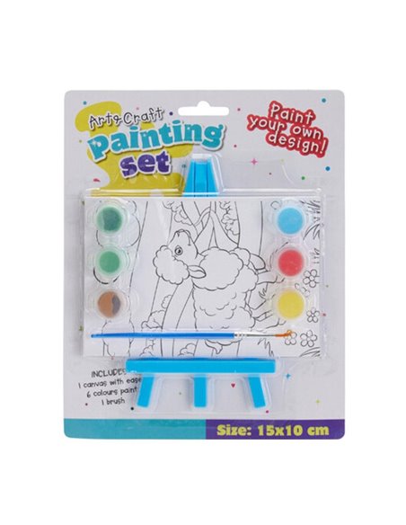 Καβαλέτο ξύλινο με τελάρο πρόβατο Υ15x15x2εκ.