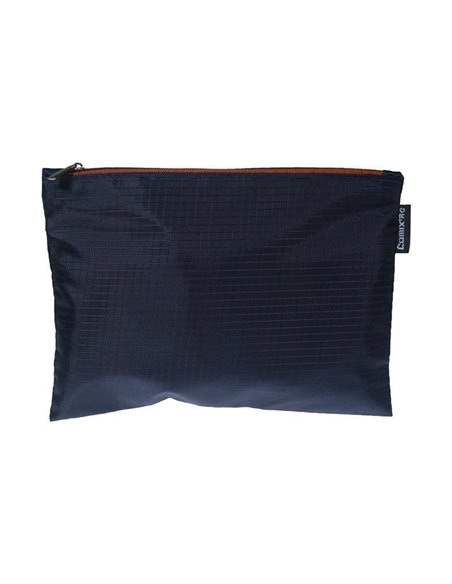 Comix τσαντάκι με φερμουάρ Α4 σκ.μπλε Υ34x24,5εκ.