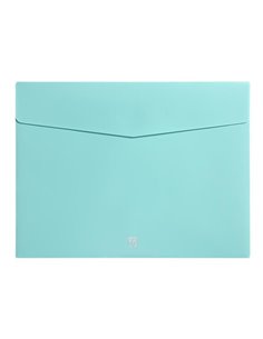 Comix φάκελος pastel PP με velcro A4 πράσινος