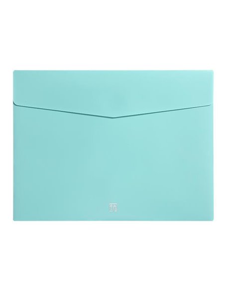 Comix φάκελος pastel PP με velcro A4 πράσινος