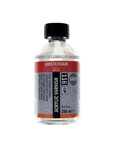 Talens amsterdam acrylic varnish Satin 116 250ml.