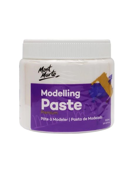 Mont Marte Ανάγλυφη πάστα λευκή 500ml