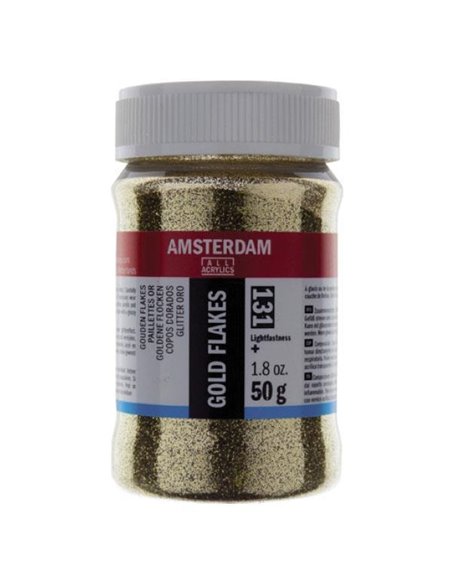 Talens amsterdam νιφάδες χρυσό 50γρ. (131)