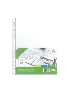 Ζελατίνες πολύτρυπες πάχος 0.08mm. Α4 διάφανη 100 τεμάχια