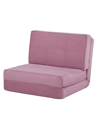 Flex πολυθρόνα-κρεβάτι ροζ  Υ62x74x80εκ.