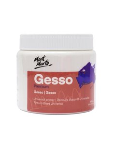 Mont Marte Έτοιμη Προετοιμασία Gesso λευκή 500ml
