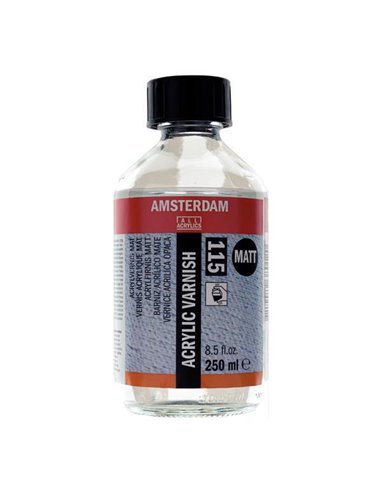 Talens amsterdam acrylic varnish Matt 115 250ml.