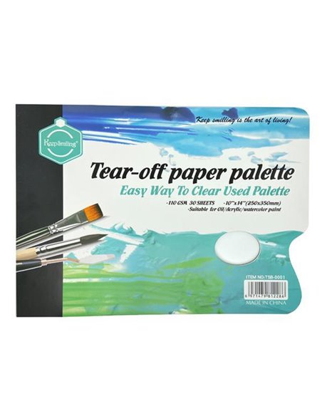Χάρτινη παλέτα ζωγραφικής 23x30εκ.