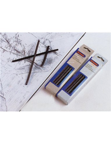 Artmate κάρβουνο ζωγραφικής επαγγελματικό σετ 12τεμ. διάφορα μεγέθη