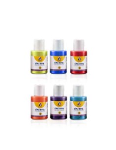 Adel σετ 6 ακρυλικών χρωμάτων Glitter, 25ml ανά χρώμα