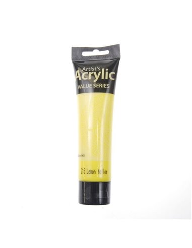 Phoenix ακρυλικό χρώμα 215 lemon yellow, σωληνάριο 100ml