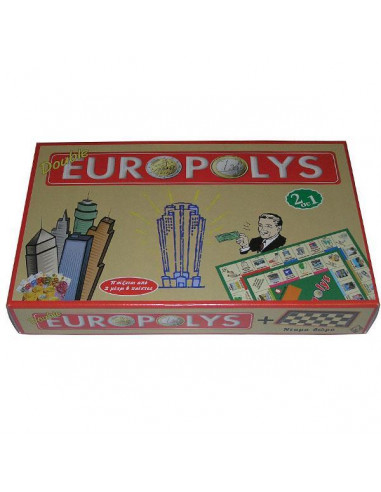 Επιτραπέζιο παιχνίδι "Double europolys" Υ7,5x42x25εκ.