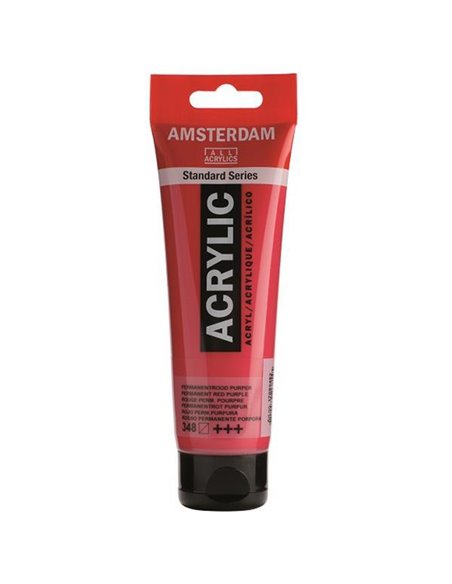 Talens amsterdam ακρυλικό χρώμα 348 perm. red purple 120ml