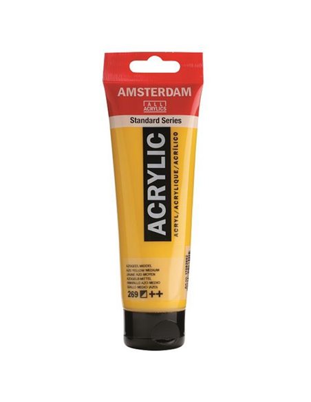 Talens amsterdam ακρυλικό χρώμα 269 azo yellow M 120ml