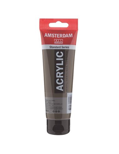 Talens amsterdam ακρυλικό χρώμα 408 raw umber 120ml
