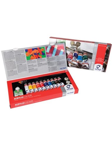 Talens van gogh ακρυλικά χρώματα σετ 15τεμ.