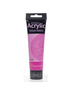 Phoenix ακρυλικό χρώμα 332 quinacridone rose, σωληνάριο 100ml