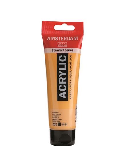 Talens amsterdam ακρυλικό χρώμα 253 gold yellow 120ml
