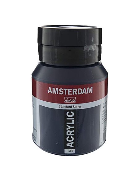 Talens amsterdam ακρυλικό χρώμα 566 prussian blue 500ml
