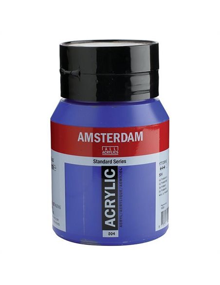 Talens amsterdam ακρυλικό χρώμα 504 ultramarine 500ml