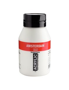 Talens amsterdam ακρυλικό χρώμα 105 titanium white 1000ml