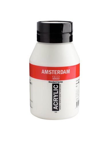 Talens amsterdam ακρυλικό χρώμα 105 titanium white 1000ml