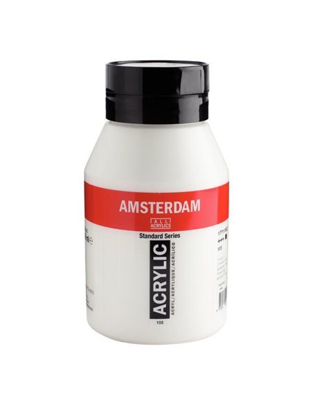 Talens amsterdam ακρυλικό χρώμα 105 titanium white 1000ml