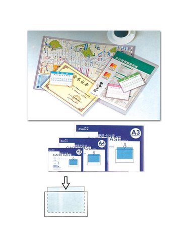 Θήκη διάφανη Α4 Υ29,7x21εκ.