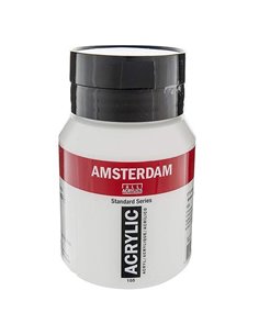 Talens amsterdam ακρυλικό χρώμα 105 titanium white 500ml