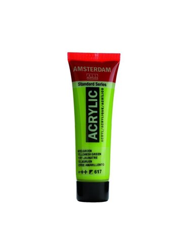 Talens amsterdam ακρυλικό χρώμα 617 yellowish green 120ml