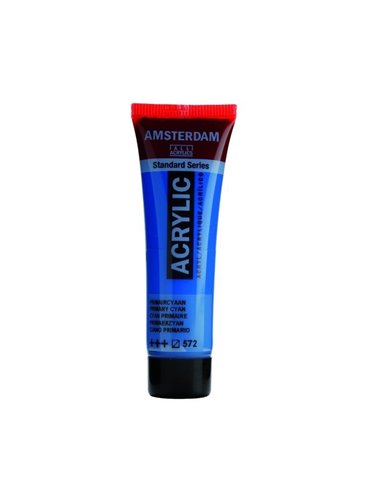 Talens amsterdam ακρυλικό χρώμα 572 primary cyan 120ml