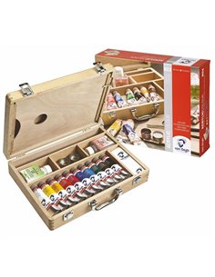 Talens van gogh ακρυλικά χρώματα σετ 10τεμ. των 40ml. και 2 βοηθητικά υλικά των 75ml.