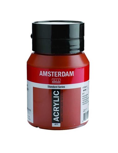 Talens amsterdam ακρυλικό χρώμα 411 burnt sienna 500ml