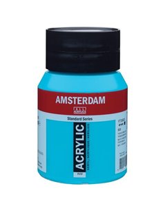 Talens amsterdam ακρυλικό χρώμα 522 turquoise blue 500ml