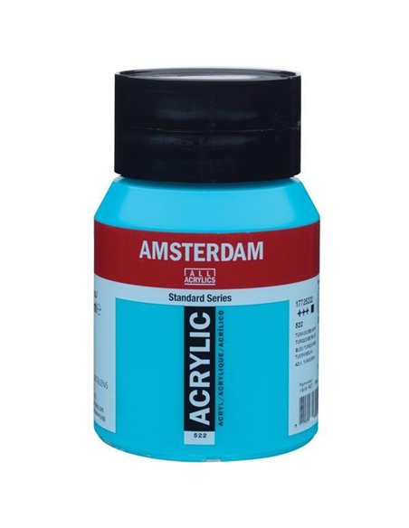 Talens amsterdam ακρυλικό χρώμα 522 turquoise blue 500ml
