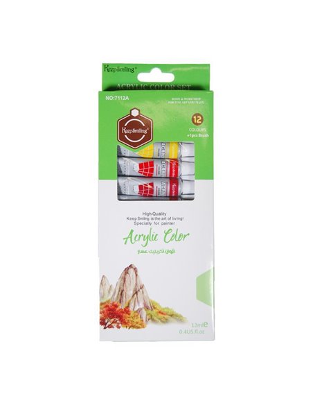 Ακρυλικά χρώματα 12τεμ. x 12ml.