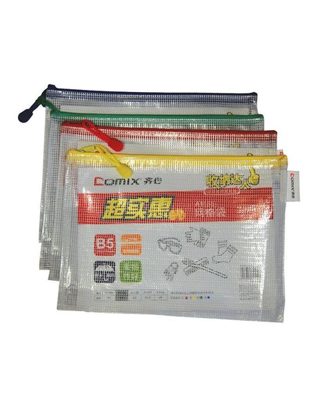 Comix τσαντάκι PVC διάφανο Β5.